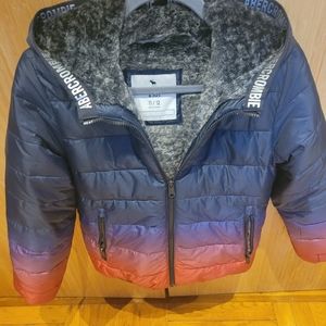 Boys Abercrombie kids size 11/12 practically new Puffer